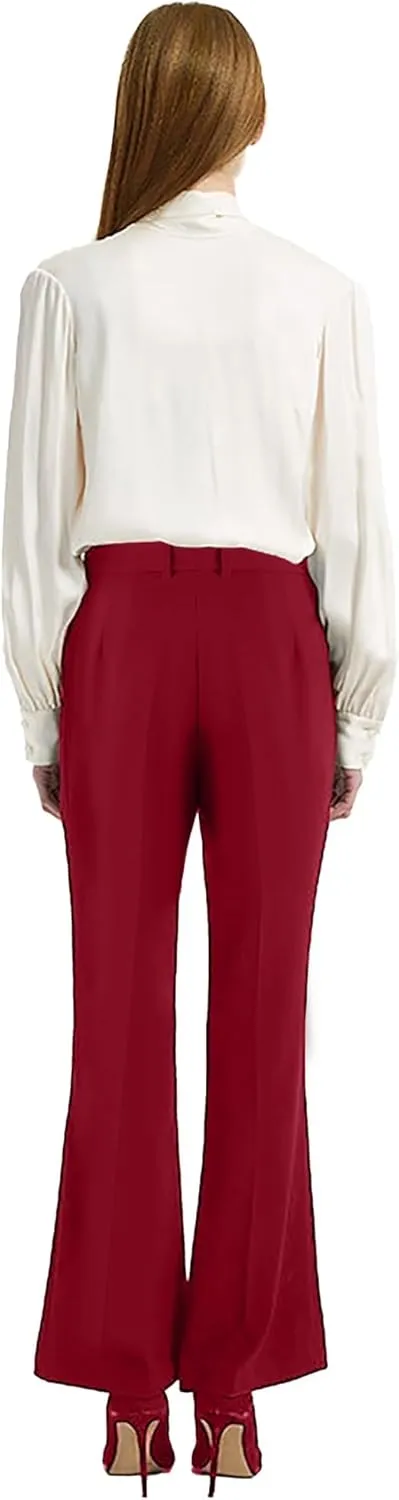 Wemaliyzd Women's Suits 2 Piece Work Office Peak Lapel Slim Fit Office Lady Blazer Pants