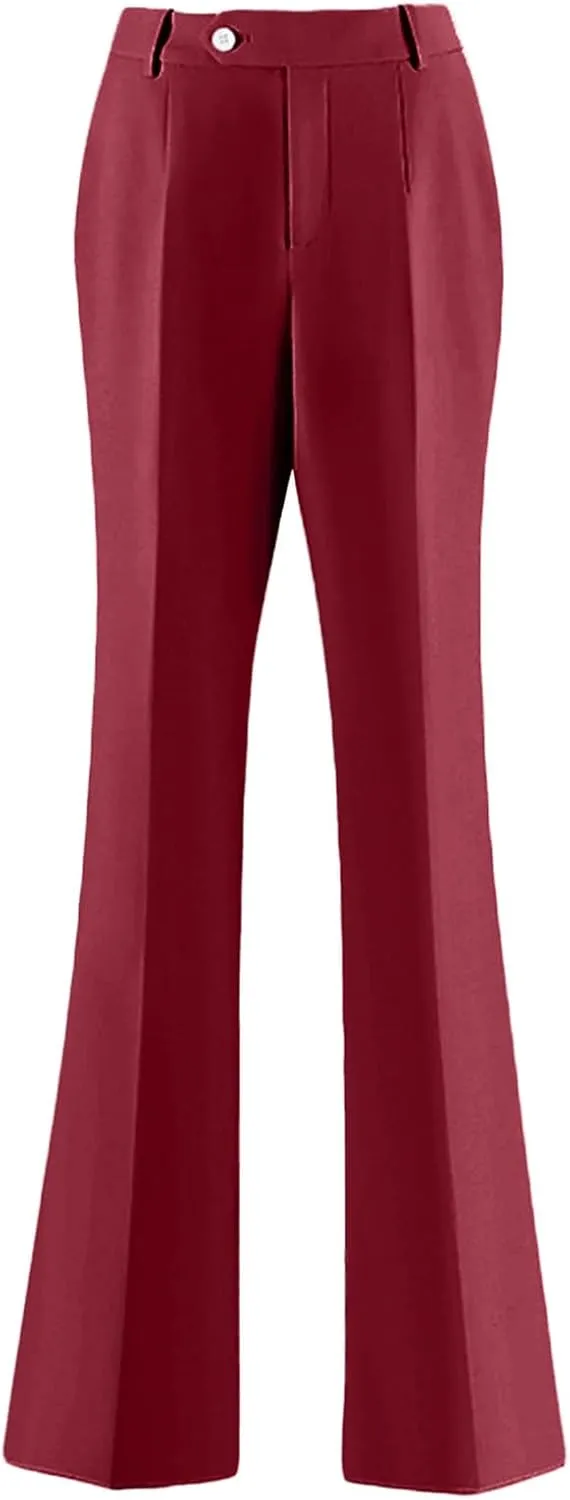 Wemaliyzd Women's Suits 2 Piece Work Office Peak Lapel Slim Fit Office Lady Blazer Pants