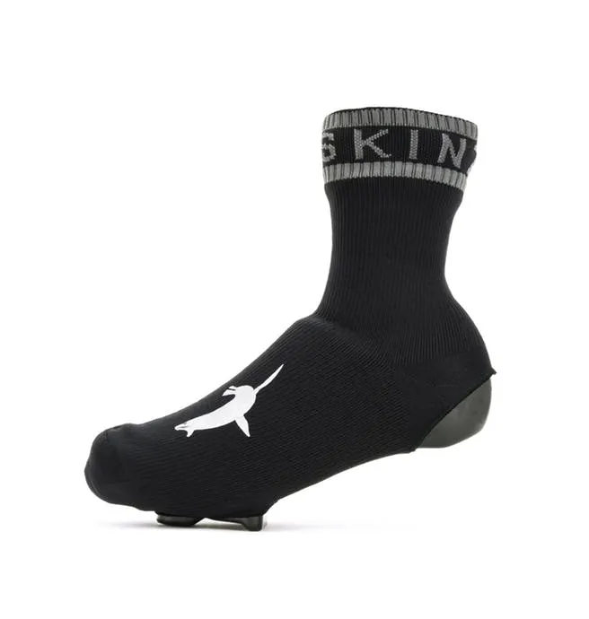 Windproof/Water Resistant  All Weather Cycle Oversock Black by Sealskinz