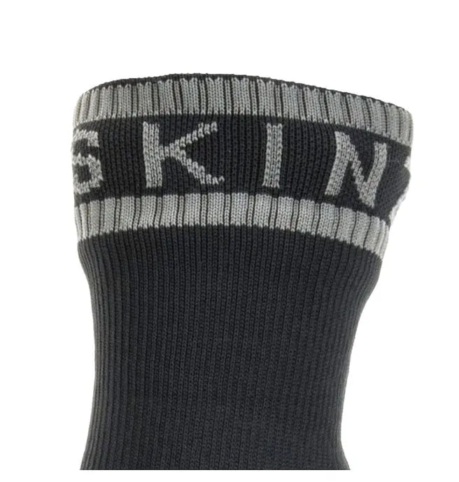 Windproof/Water Resistant  All Weather Cycle Oversock Black by Sealskinz