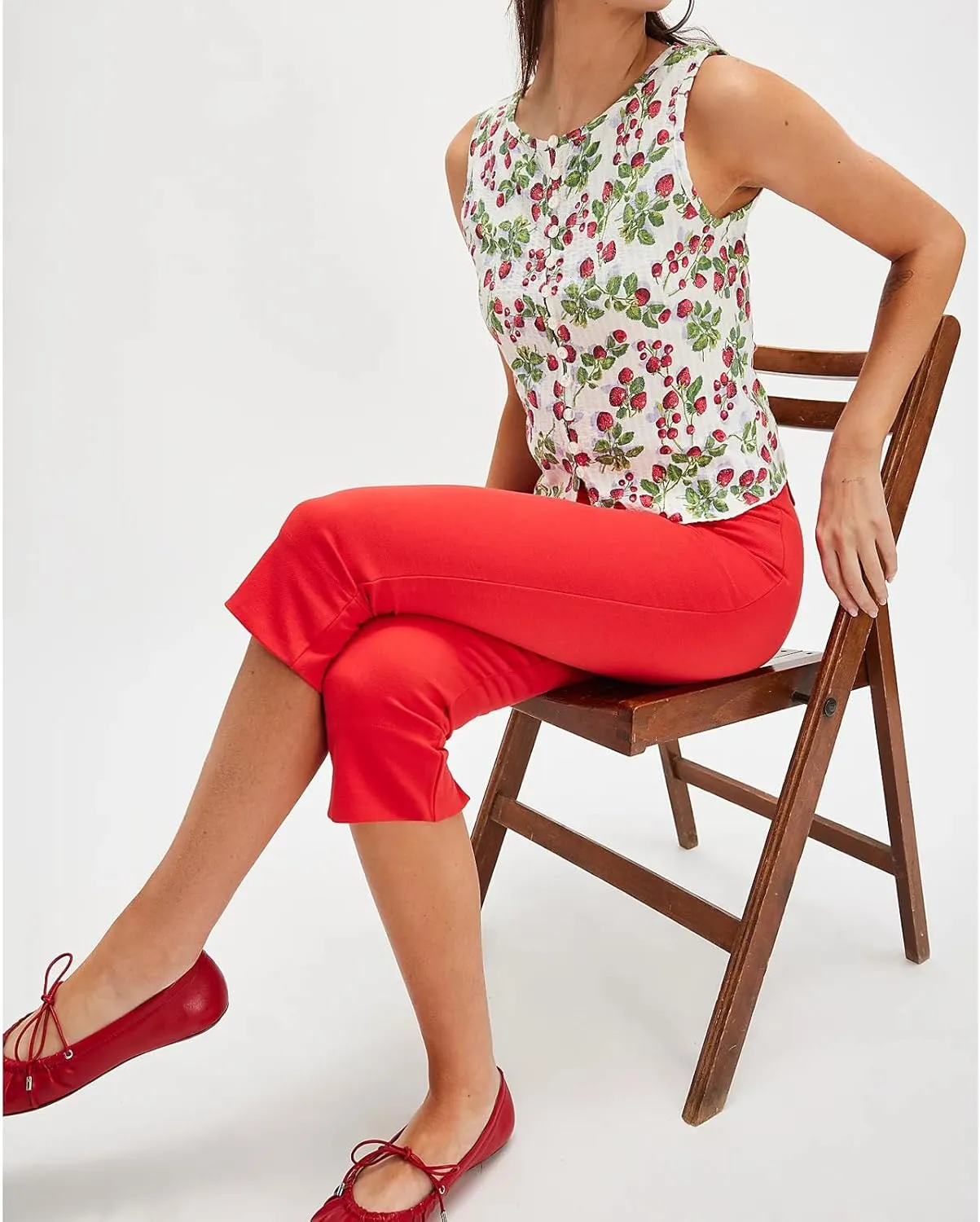Women Lace Trim Button Up Cami Tank Crop Tops Y2k Front Tie Up Floral Ruffle Babydoll Tees Shirt Summer