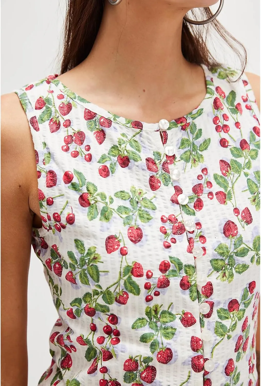 Women Lace Trim Button Up Cami Tank Crop Tops Y2k Front Tie Up Floral Ruffle Babydoll Tees Shirt Summer