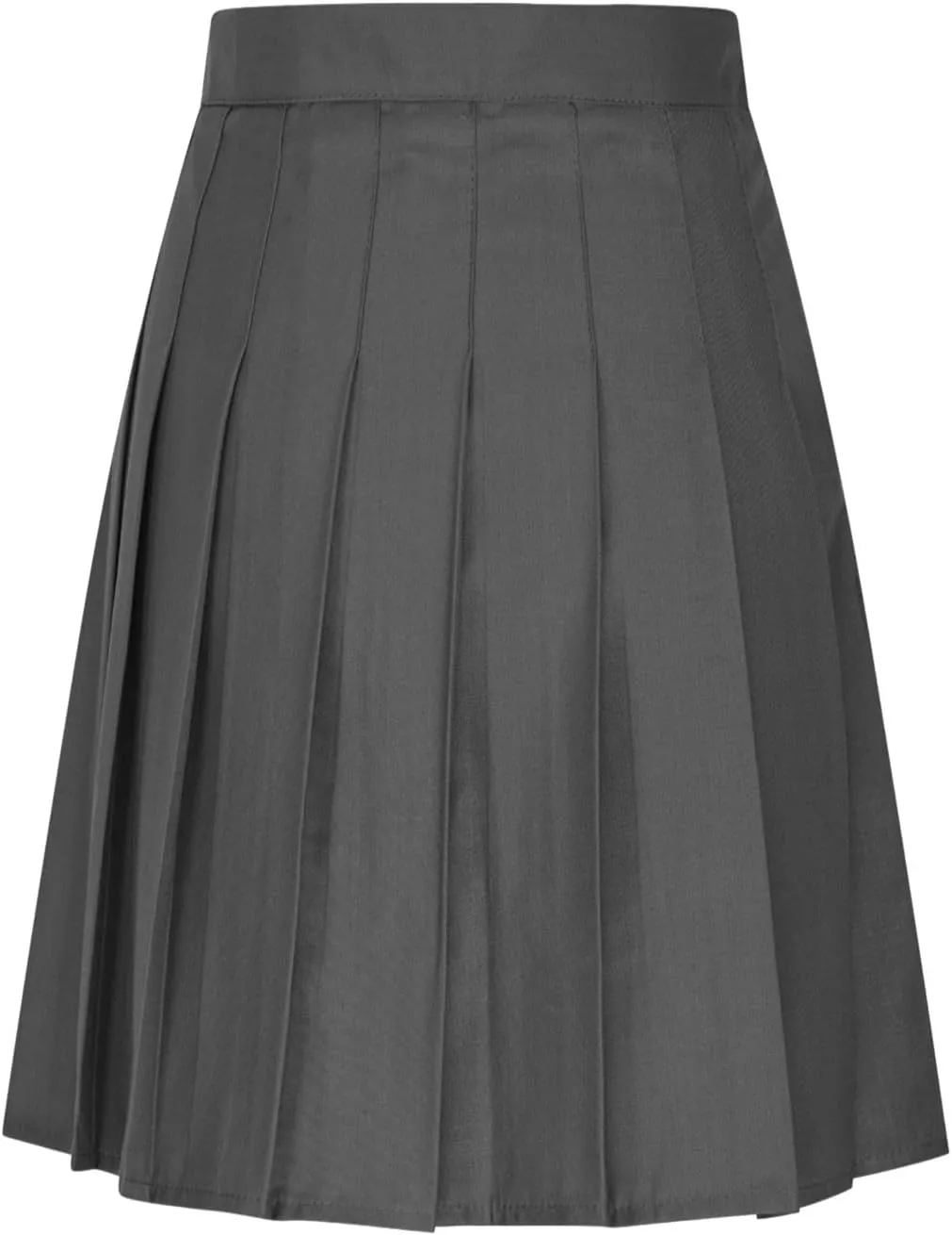 Women's High Waist Pleated Midi Skirt Plus Size Skater Tennis Skirt Comfort School Uniform Skirt with Shorts