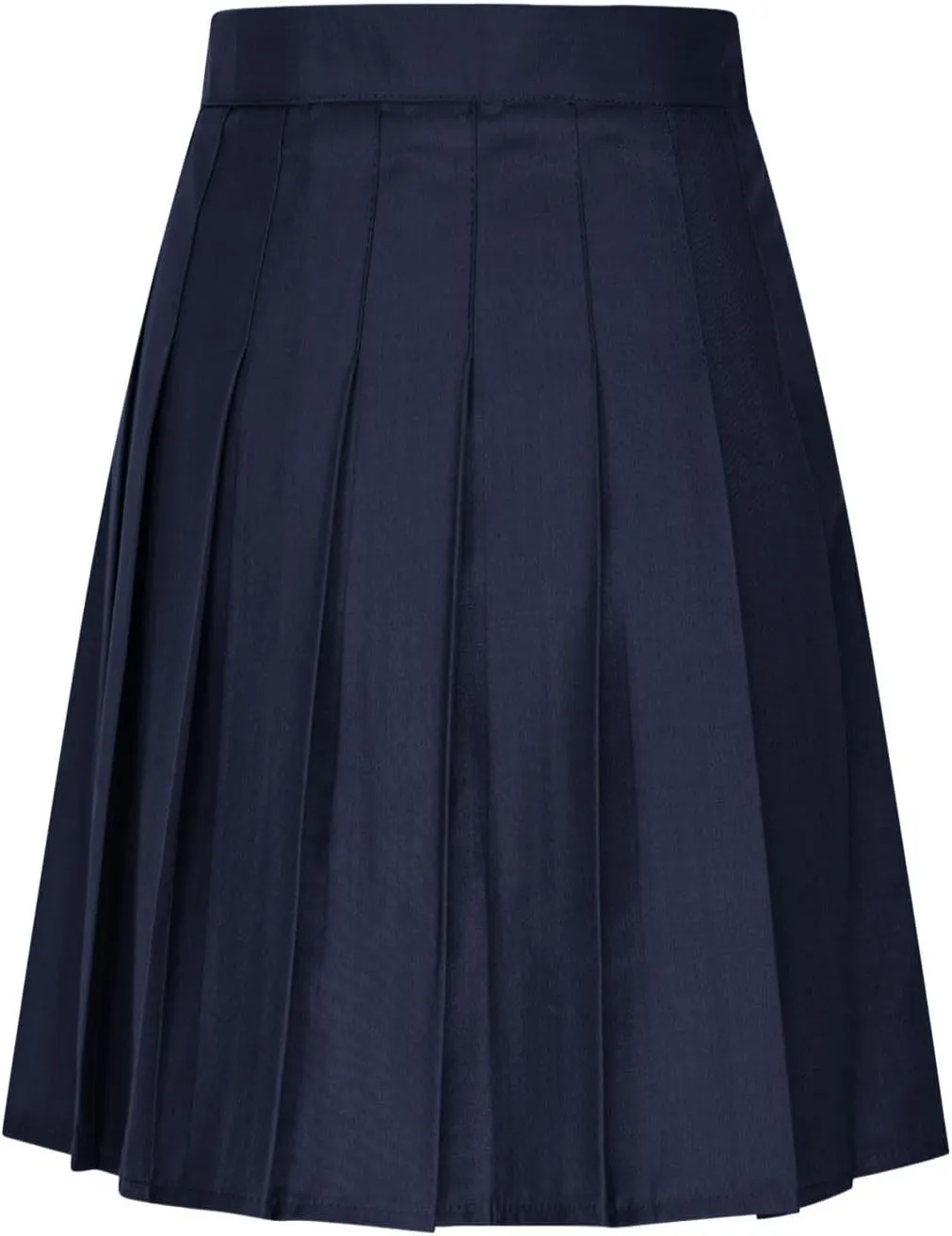 Women's High Waist Pleated Midi Skirt Plus Size Skater Tennis Skirt Comfort School Uniform Skirt with Shorts