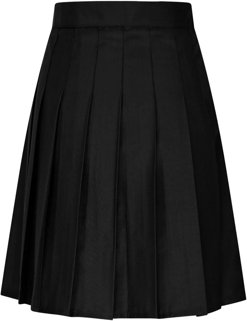 Women's High Waist Pleated Midi Skirt Plus Size Skater Tennis Skirt Comfort School Uniform Skirt with Shorts