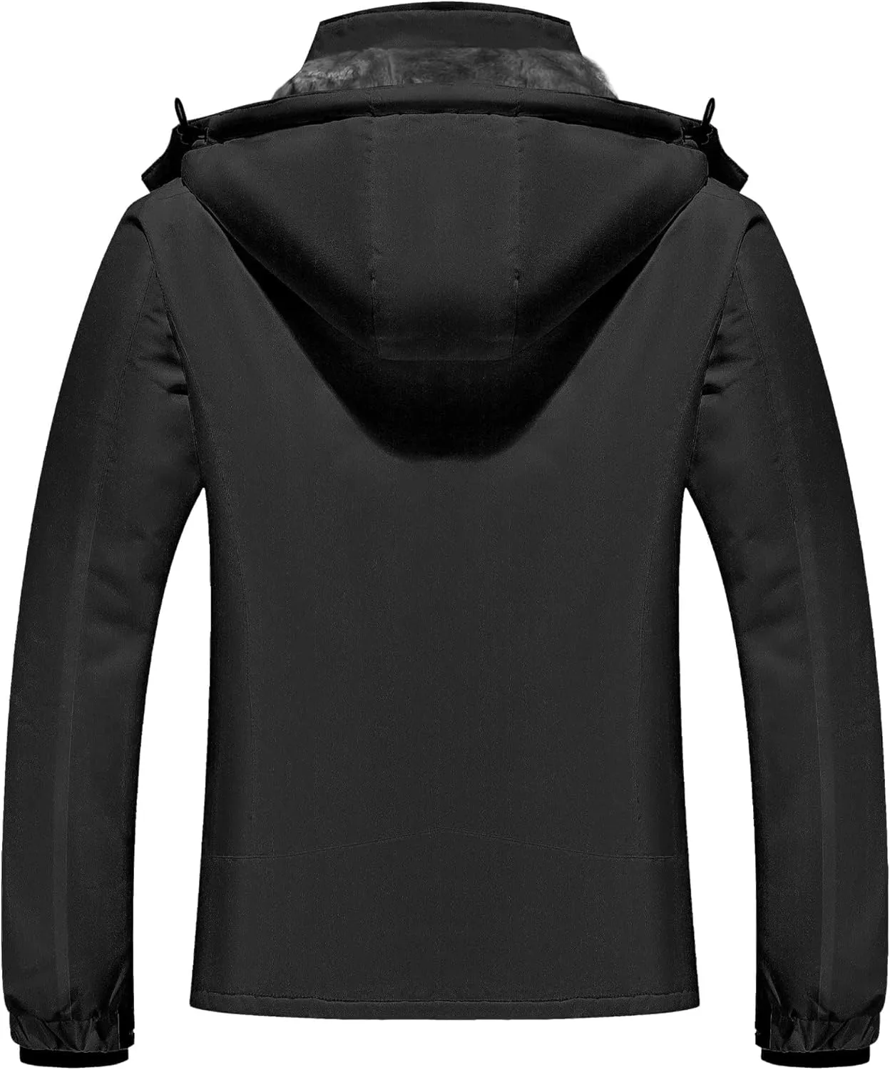 WULFUL Womens Waterproof Snow Ski Jacket Mountain Windproof Winter Coat with Detachable Hood