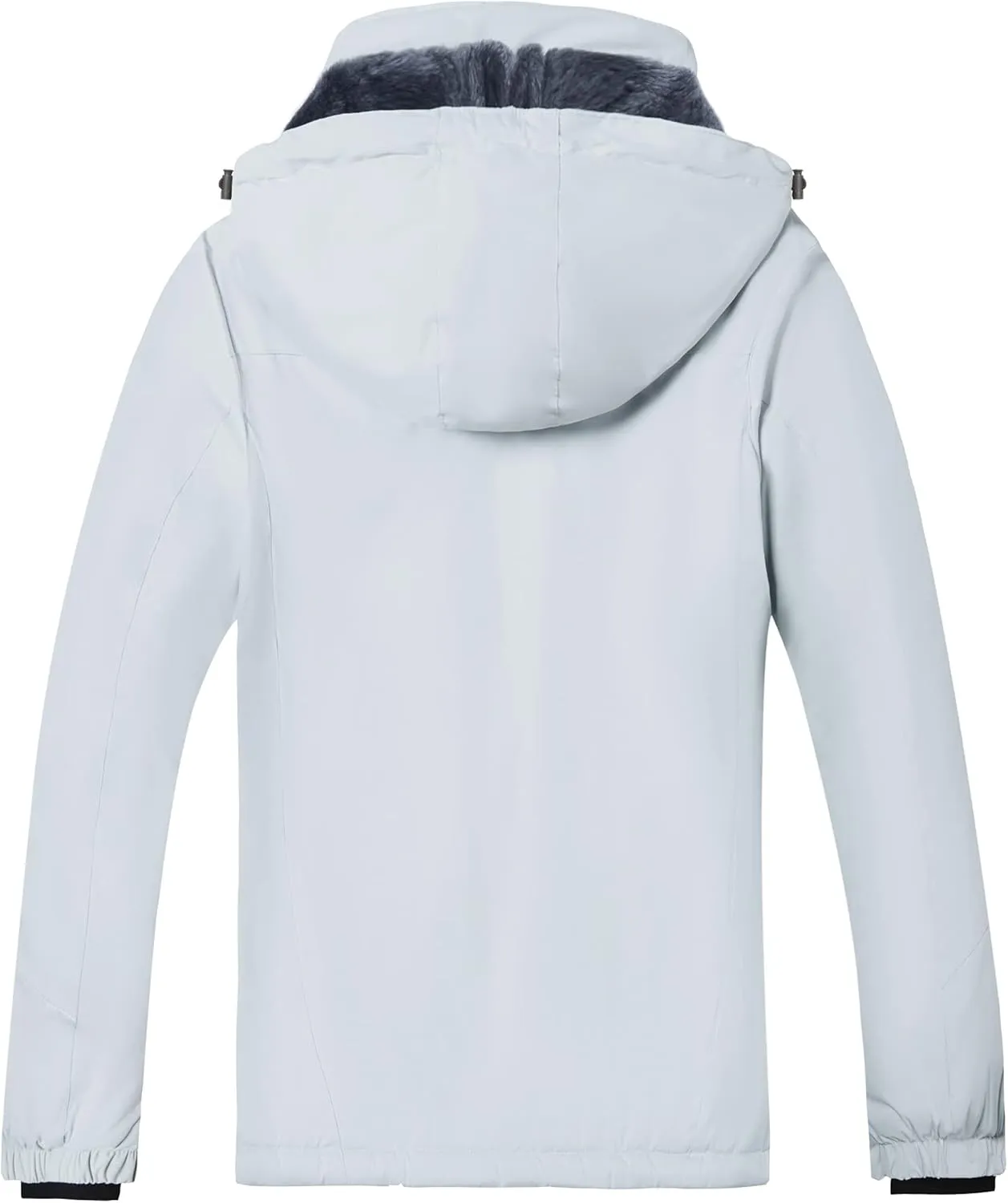 WULFUL Womens Waterproof Snow Ski Jacket Mountain Windproof Winter Coat with Detachable Hood