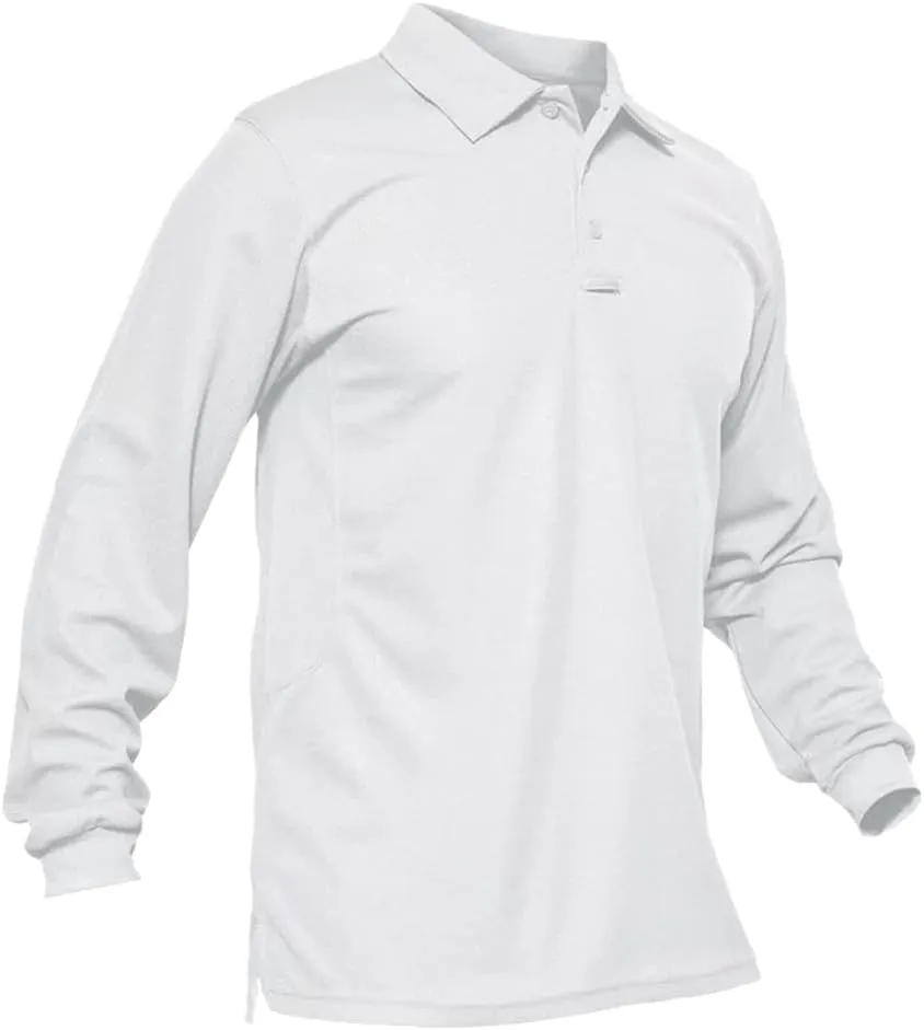 Xingfenly Men's Tactical Casual -Shirt Long Sleeve Thin Quick Dry Collared Shirts Hiking Fishing Travel Work Tees