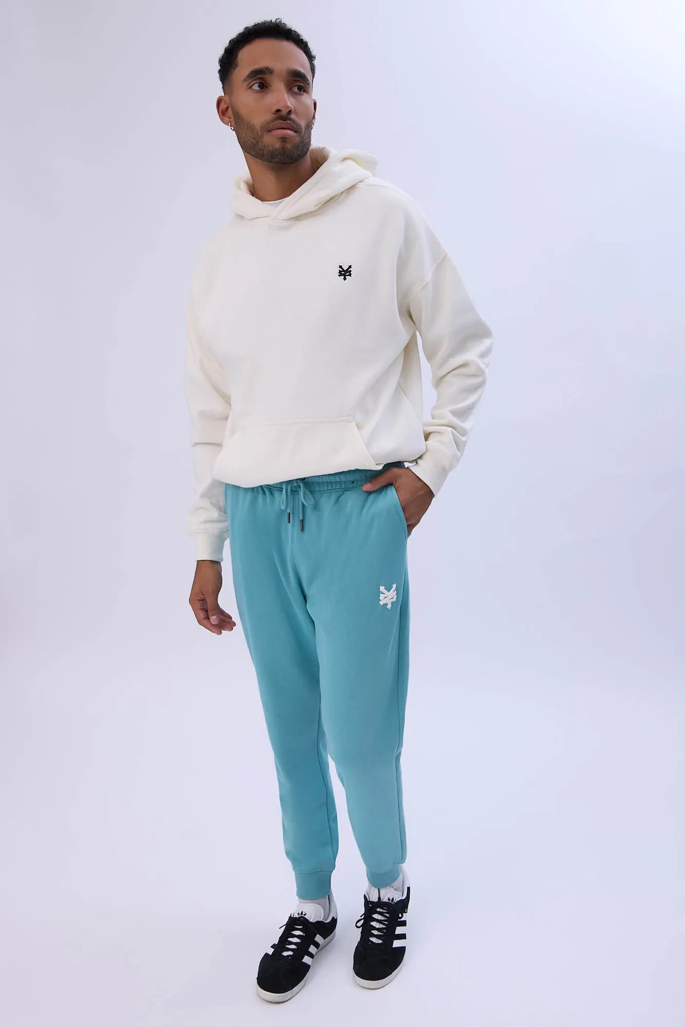 Zoo York Mens Puff Logo Fleece Jogger